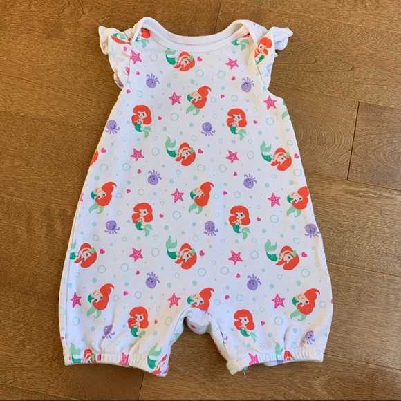 Disney Other - 3/$10 DISNEY BABY Toddler girl romper Ariel 18m